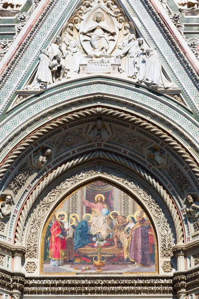 Detail van de kathedraal van Florence, Florence, Italië — Stockfoto