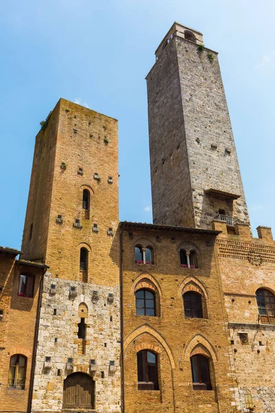 Башни Сан-Джиминьяно, Италия — стоковое фото