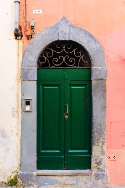 Gammal dörr i Florens, Italien — Stockfoto