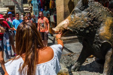 Bronz çeşme Il Procellino Floransa, İtalya