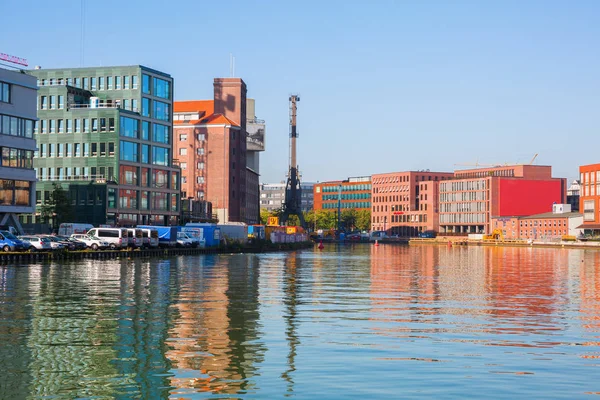 Waterfront Muenster in Muenster, Westphalia, Germany — Stock Photo, Image