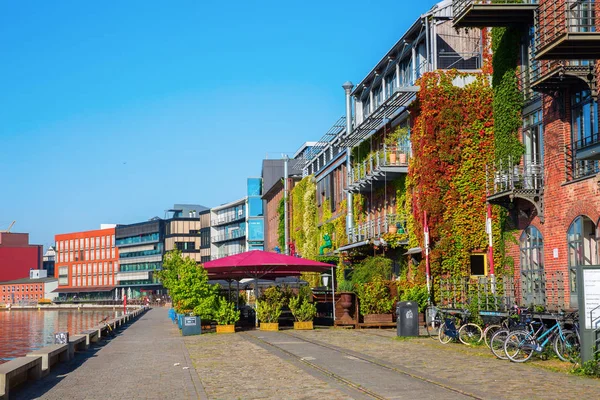 Waterfront Muenster in Muenster, Westphalia, Germany — Stock Photo, Image