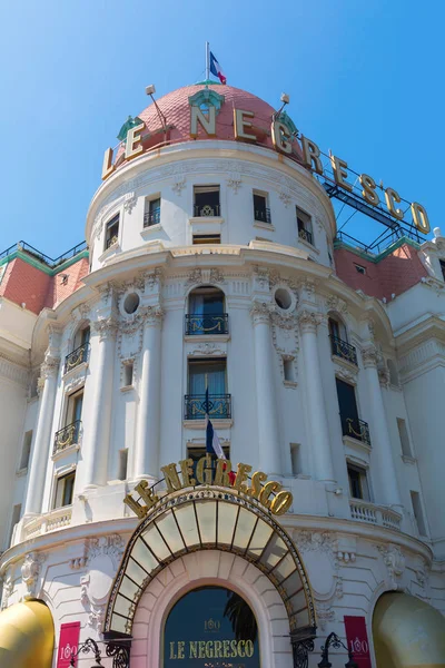 Hotel Le Negresco in Nizza, Frankreich — Stockfoto