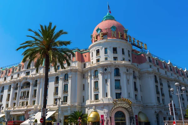 Hotel Le Negresco in Nizza, Frankreich — Stockfoto