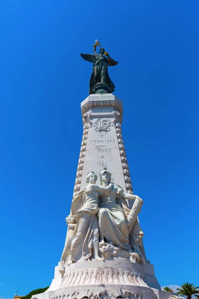 Monumento centenario a Nizza, Francia — Foto Stock