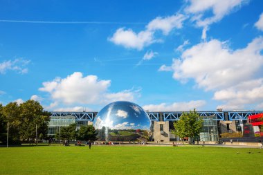 La Geode in the Parc de la Villette, Paris, France clipart