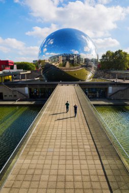 La Geode in the Parc de la Villette, Paris, France clipart