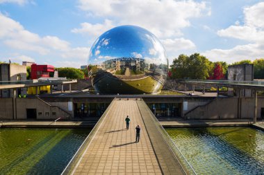 La Geode in the Parc de la Villette, Paris, France clipart