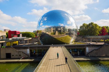 La Geode in the Parc de la Villette, Paris, France clipart