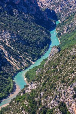 Gorges du Verdon havadan görünümü