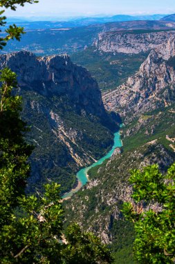 Gorges du Verdon havadan görünümü