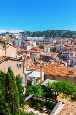 Cannes cityscape havadan görünümü