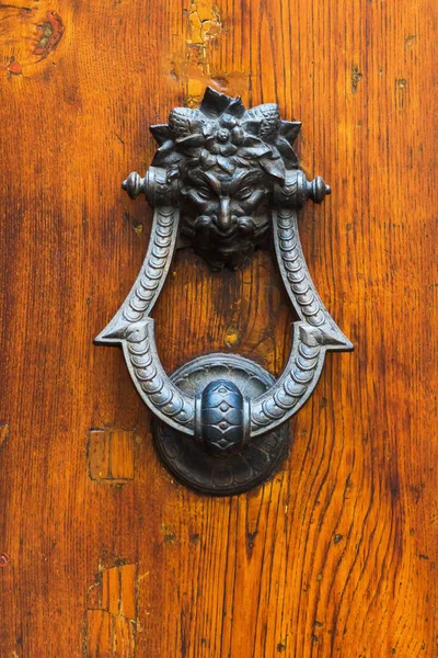 Antique doorknocker from Tuscany, Italy — Stock Photo, Image