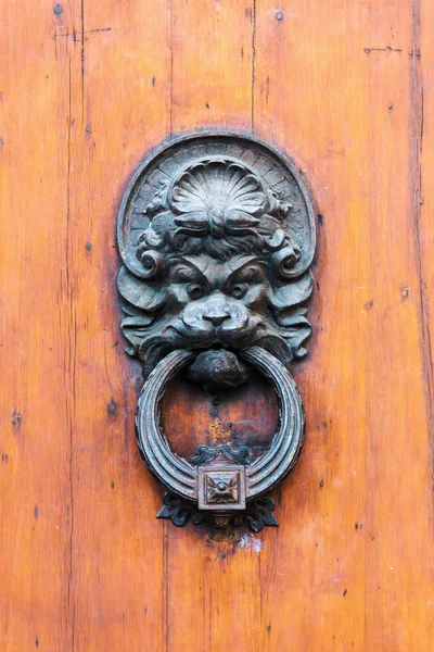 Antique doorknocker from Tuscany, Italy — Stock Photo, Image