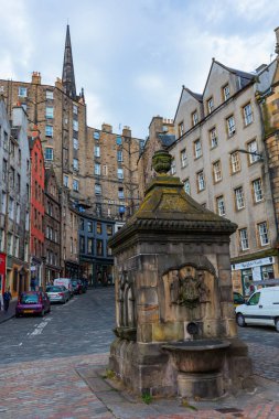 Old Town Victoria Street, Edinburgh, İskoçya ile