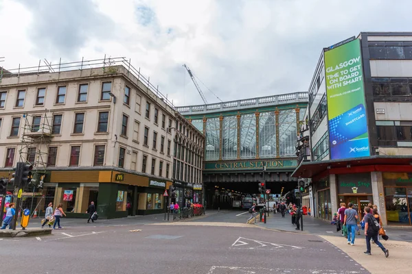 Estação central em Glasgow, Escócia, Reino Unido — Fotografia de Stock