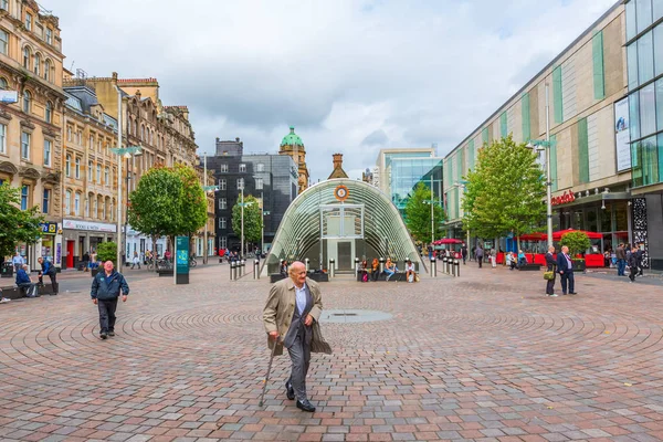 Náměstí svatého Enoch v Glasgow, Skotsko — Stock fotografie