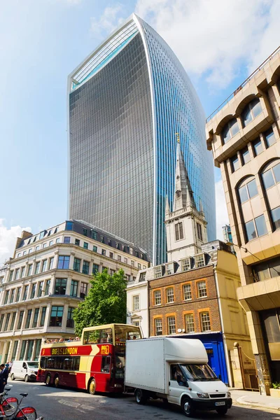 Wolkenkratzer 20 fenchurch street in london, uk — Stockfoto