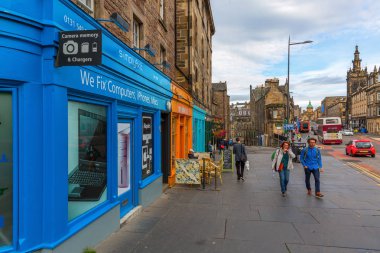 yol eski kasaba Edinburgh, Scotland, İngiltere