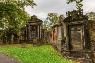Greyfriars Kirkyard Edinburgh, İskoçya, İngiltere'de