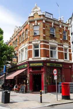 Southwark, Londra, İngiltere'de tarihi bir bina içinde Restoran