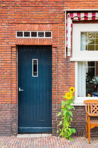 House door in Hoorn, Netherlands — Stock Photo, Image