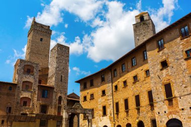 eski şehir san Gimignano, İtalya