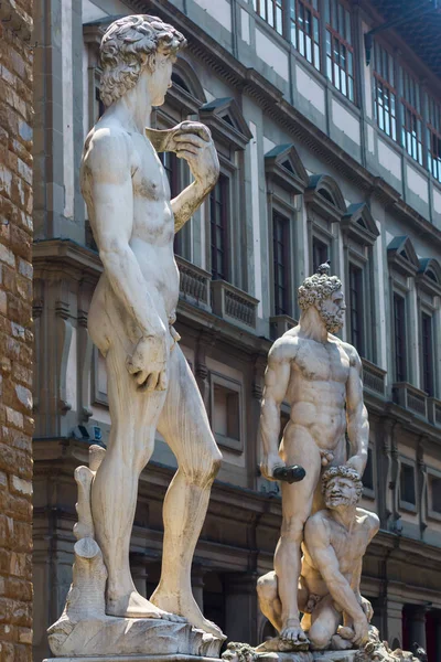 Standbeeld van David in florence, Italië — Stockfoto