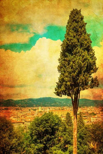 Imagen de estilo vintage de Florencia, Italia — Foto de Stock