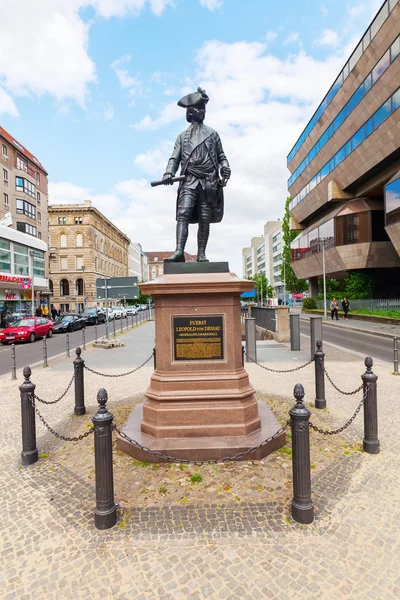 Statua di Fuerst Leopold von Dessau a Berlino — Foto Stock