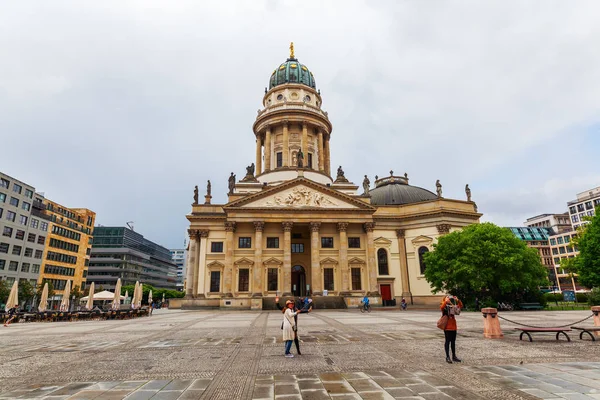 Catedral francesa em Gendarmenmarkt, Berlim — Fotografia de Stock