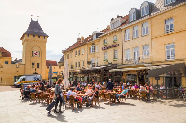 Valkenburg, Almanya'nın Eski Şehir Meydanı — Stok fotoğraf