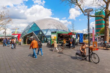 Eindhoven, Hollanda'nın şehirdeki modern mimari