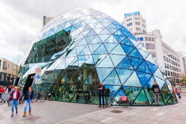 Eindhoven, Hollanda'nın şehirdeki modern mimari