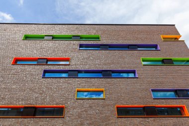 Eindhoven, Hollanda içinde bina konut modern. İle yaklaşık 225.000 nüfusu 5 en büyük belediye Hollanda ve Kuzey Brabant en büyüğü olduğunu