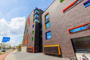 Eindhoven, Hollanda içinde bina konut modern. İle yaklaşık 225.000 nüfusu 5 en büyük belediye Hollanda ve Kuzey Brabant en büyüğü olduğunu