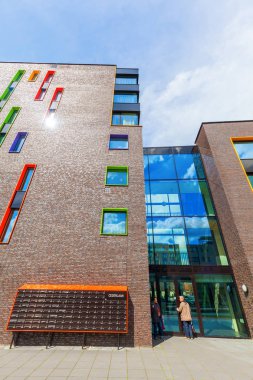 Eindhoven, Hollanda içinde bina konut modern. İle yaklaşık 225.000 nüfusu 5 en büyük belediye Hollanda ve Kuzey Brabant en büyüğü olduğunu