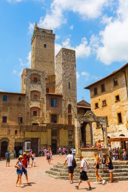 Şehir Merkezi, San Gimignano, Toskana, İtalya