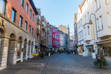 alışveriş sokak Schmiedstrasse Aachen, Almanya
