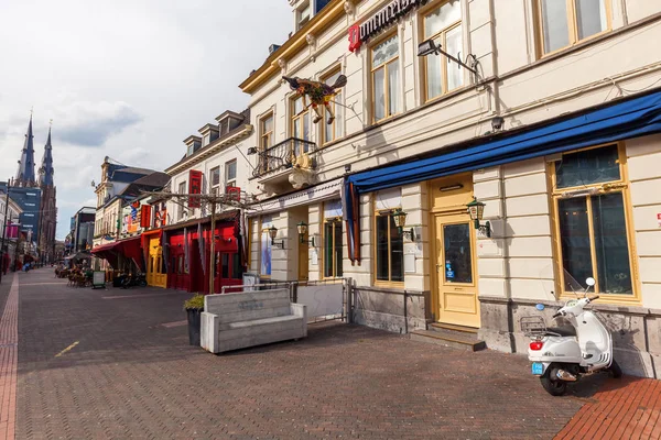 Улица Stratumseind в Эйндховене, Нидерланды — стоковое фото