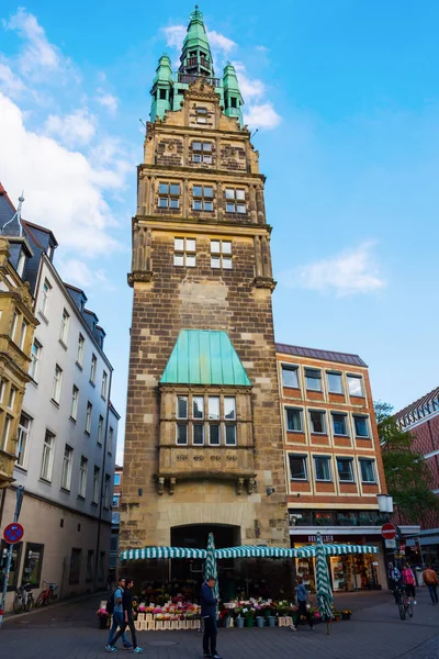 City Hall Tower w Muenster, Niemcy — Zdjęcie stockowe