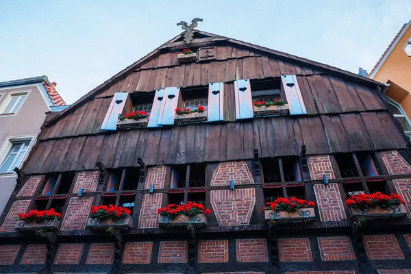 Historiska hus i Münster, Tyskland — Stockfoto