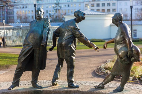 Aachen, Almanya 'da bronz heykel