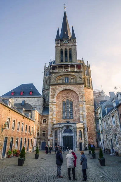 Catedral de Aquisgrán en Aquisgrán, Alemania —  Fotos de Stock