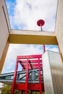modern mimarinin Parc de la Villette, Paris
