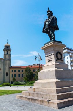 heykel ve Vittorio Emanuele II Pisa, İtalya