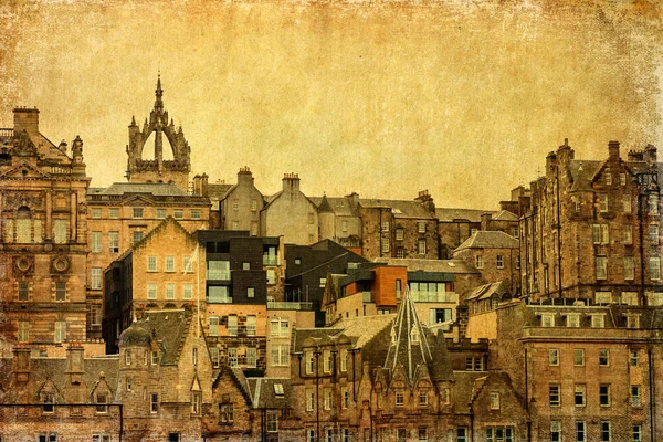 Vintage styl obrázek z Edinburghu — Stock fotografie