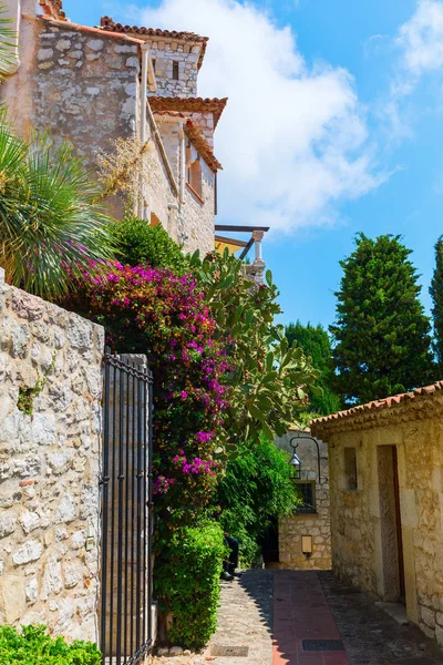 Pintoresco callejón en Eze, Francia — Foto de Stock