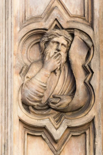 Religious relief in Florence, Italy — Stock Photo, Image