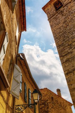 Seillans, Hautes Provence, Fransa eski binalar